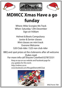 MDMCC Xmas Have a Go Fun Day