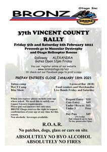 BRONZ 37th Vincent County Rally