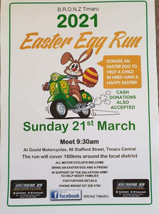 BRONZ Timaru Easter Egg Run