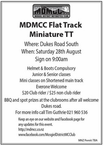 MDMCC Flat Track Miniture TT