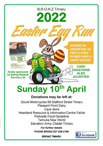 BRONZ Timaru Easter Egg Run