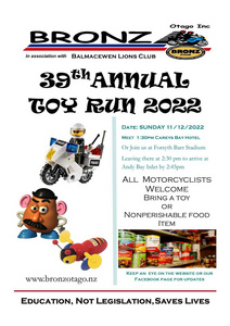 BRONZ 39th Annual Toy Run 2022