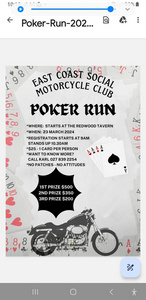 East Coast Social Club Poker Run