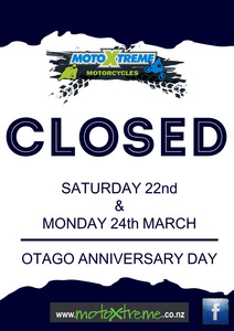 Otago Anniversary Weekend