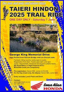 Taieri Hindon Trail Ride